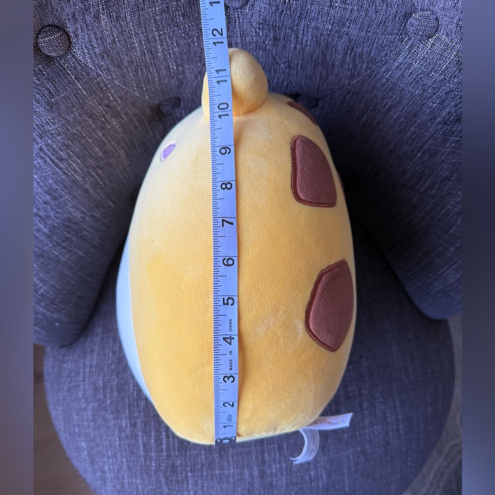 Leigh the Yellow Frog Squishmallow – 12” - Picture 3 of 7